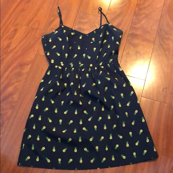 Jcrew Pineapple Dress - Picture 1 of 4